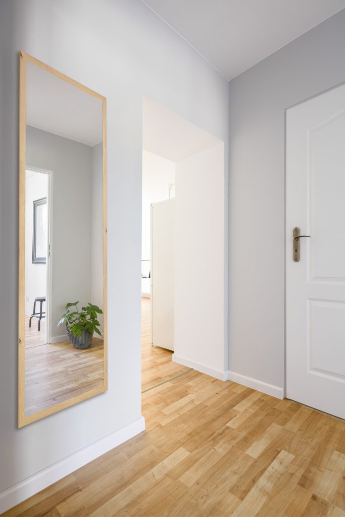 Thea mirror 66 x 166 cm oak