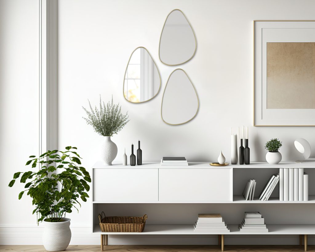 Britta mirror 35 x 50 cm gold