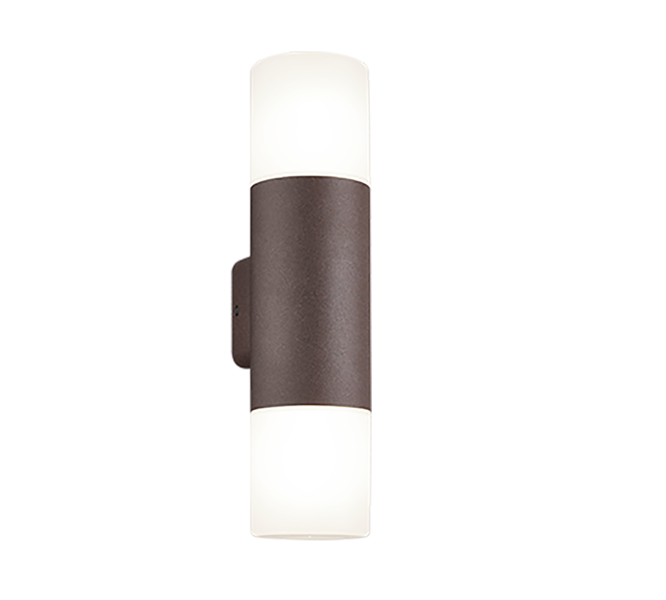 Hoosic wall lamp 2-pc E27 rustic — 222260224