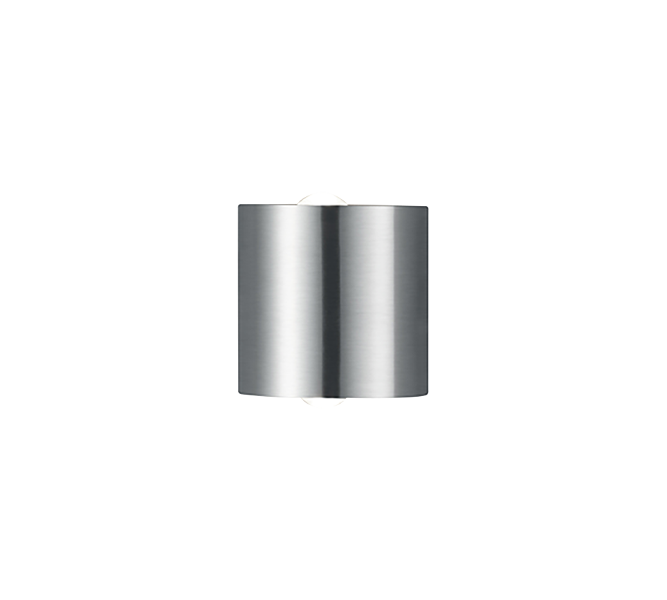 Wales LED wall lamp brushed steel — 225510207