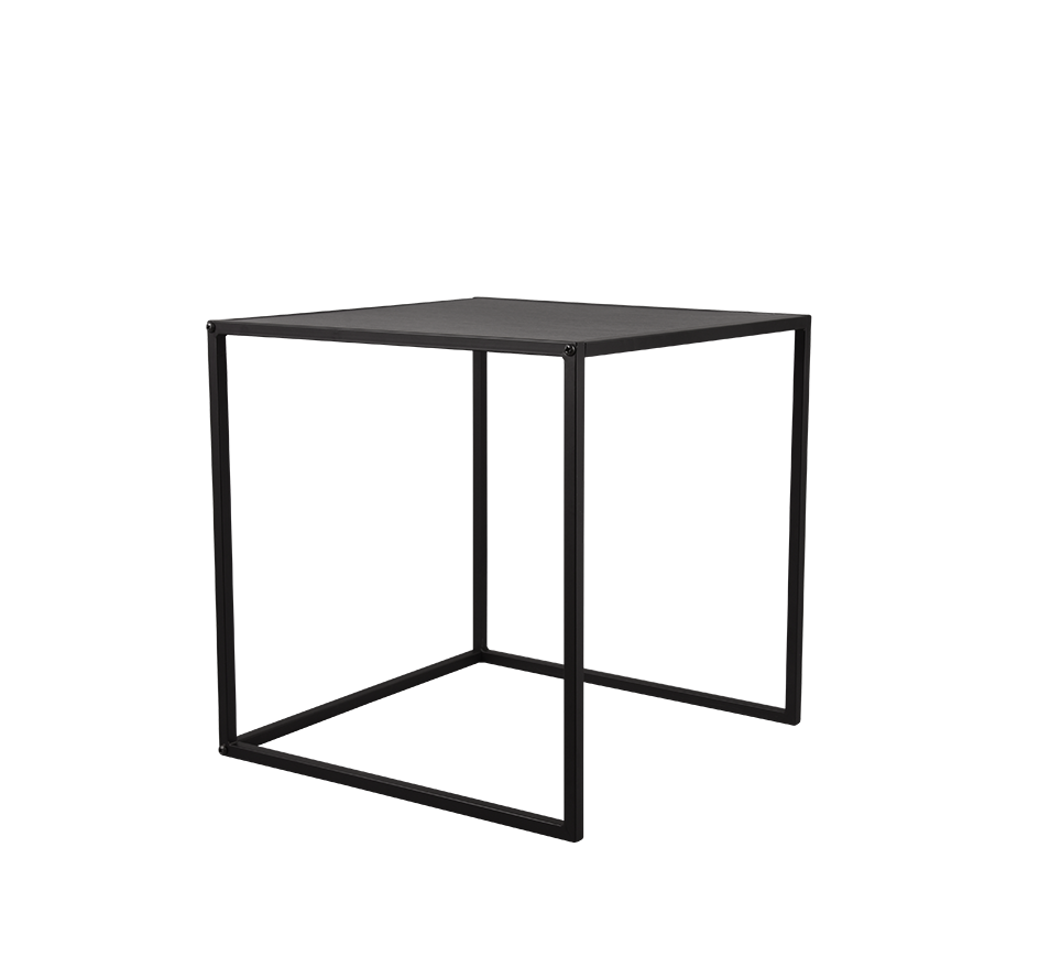 Judith serial table 40 x 40 cm + 35 x 35 cm black
