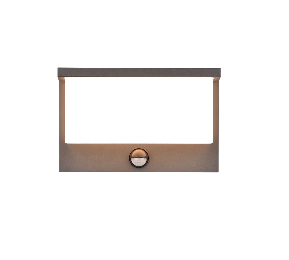 Nestos LED wall lamp anthracite motion sensor — 240969142