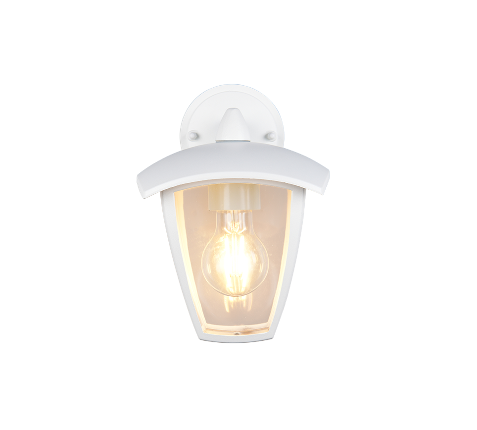 Venta wall lamp E27 matt white lantern downwards — 263260131