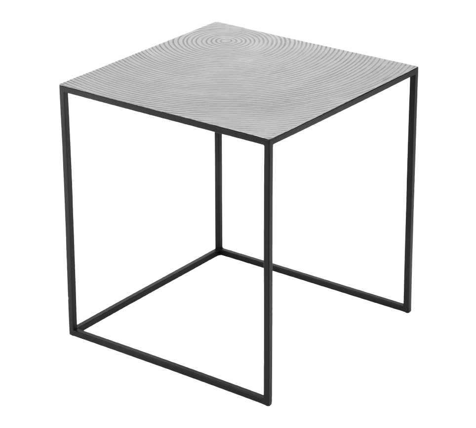 Shanti table set 50 cm + 40 cm silver