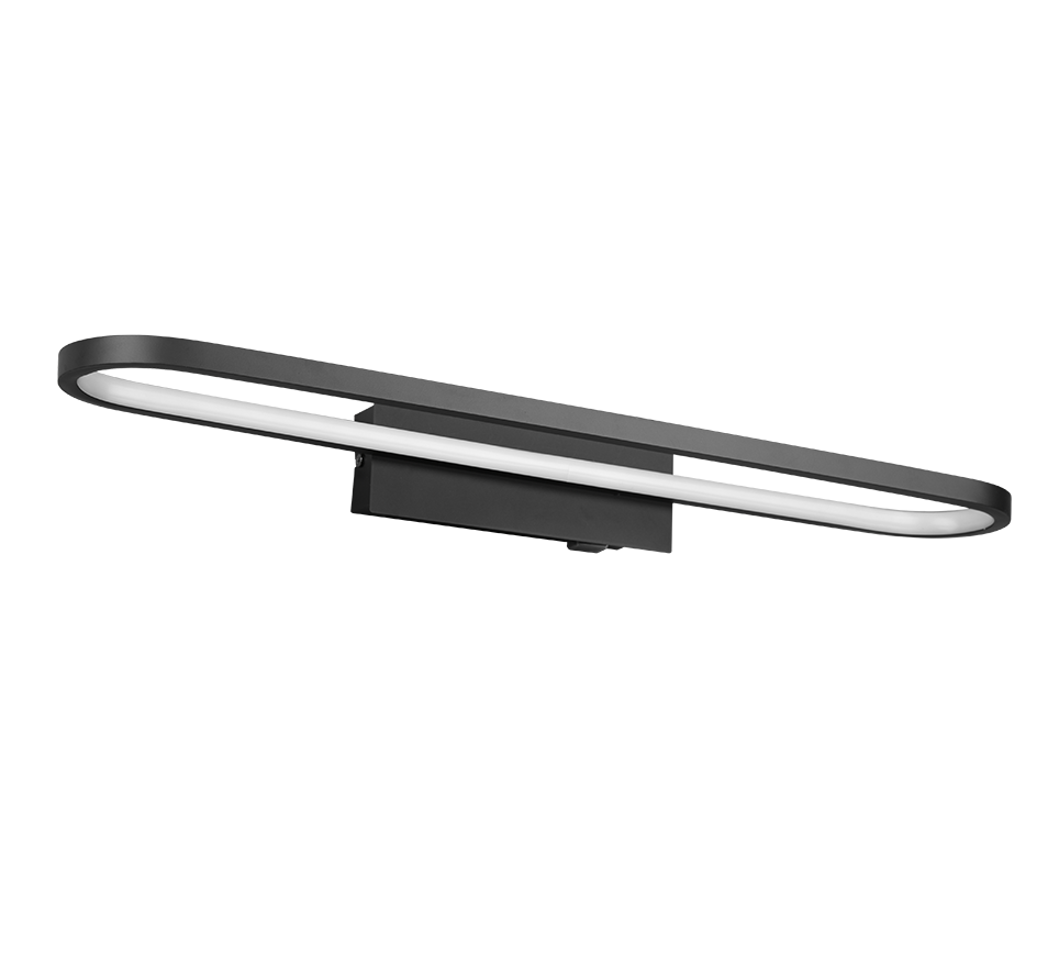 Gianni H2O LED wall lamp 60 cm matt black — 283779132