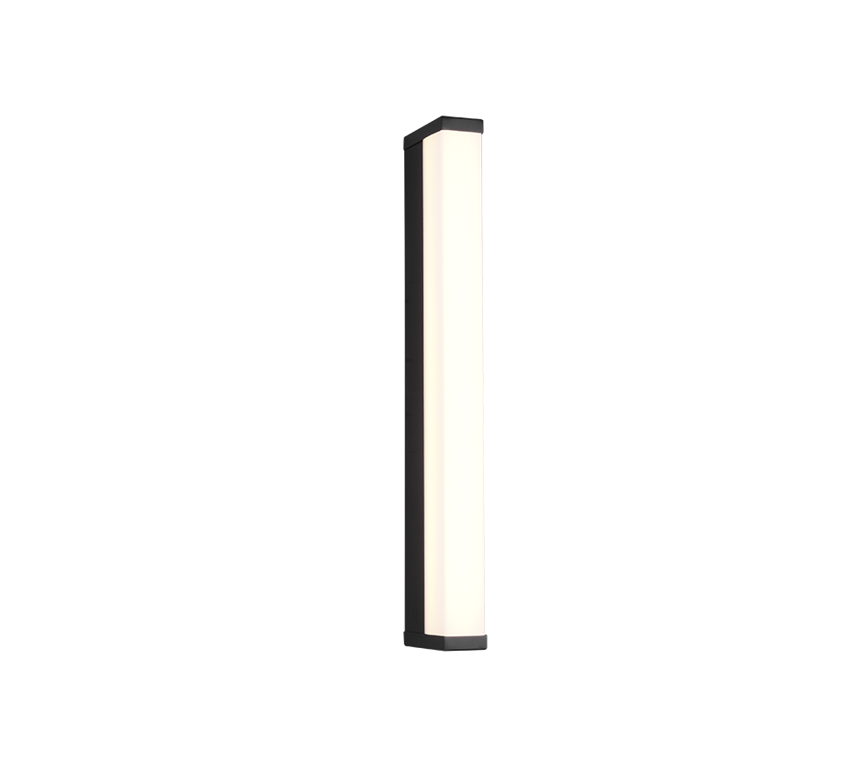 Fabio H2O LED wall lamp 42 cm matt black — 283814232