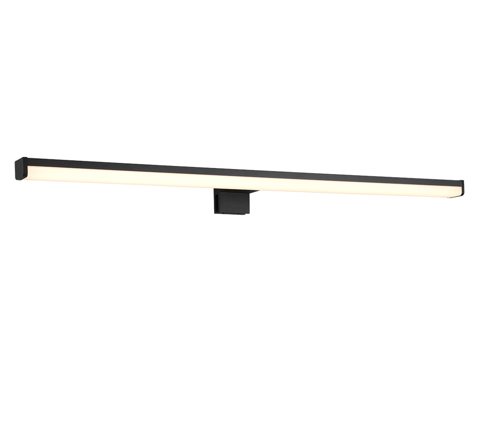 Lino H2O LED wall lamp 60 cm matt black — 284116032