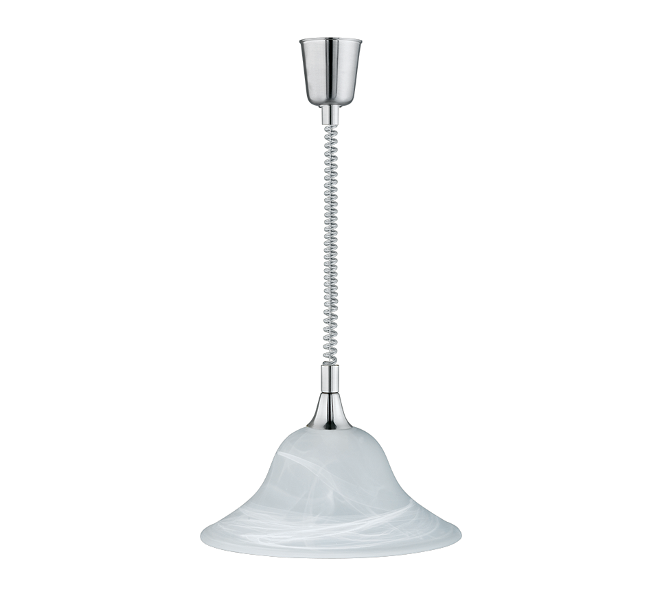 Viola pendant E27 brushed steel — 301700107