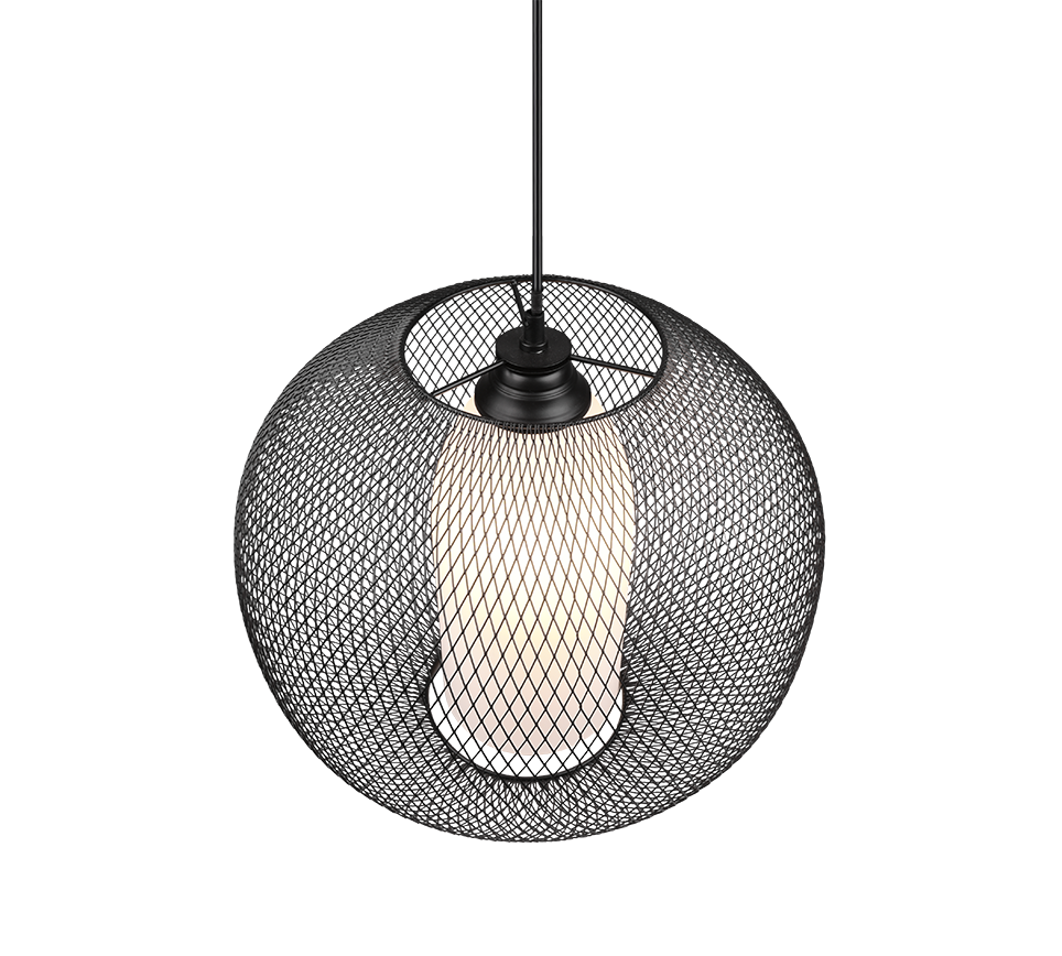 Filo pendant 1-pc E27 matt black — 313900132
