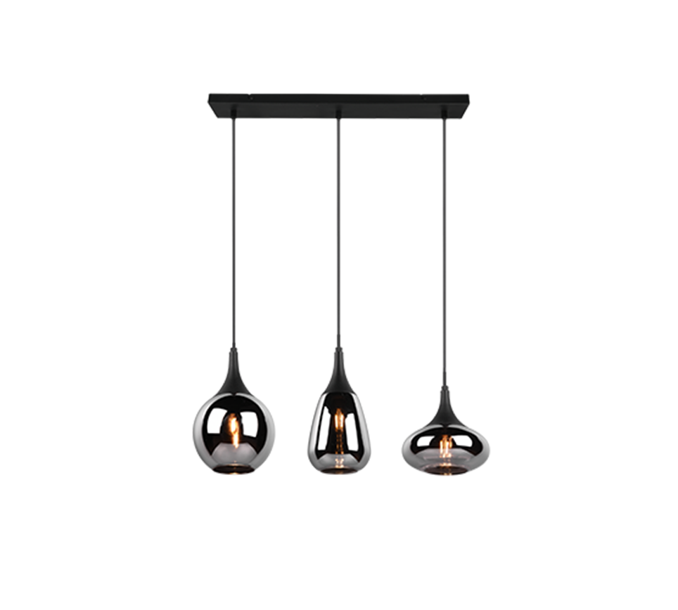 Lumina pendant 3-pc E14 matt black — 317000332