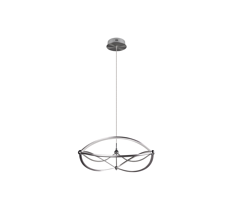 Charivari LED pendant brushed steel — 321210107