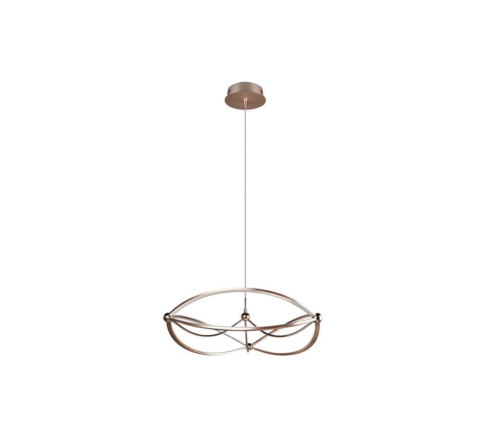 Charivari LED pendant matt brass — 321210108