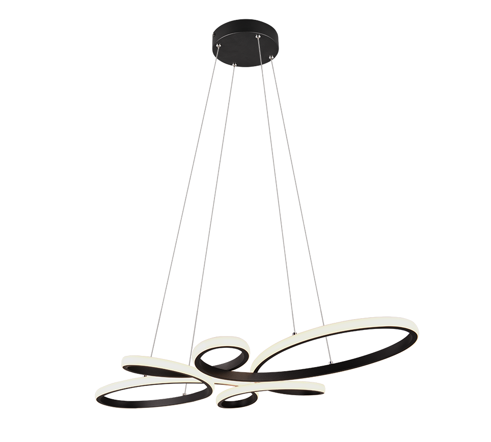 Fly LED pendant matt black — 345619132