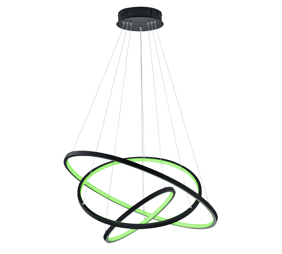 WiZ Aaron LED pendant anthracite RGBW — 352710342