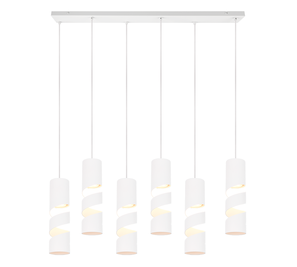 Stream pendant 6-pc GU10 matt white — 364000631