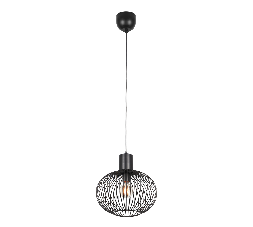 Gila pendant 33 cm E27 matt black — 365790132
