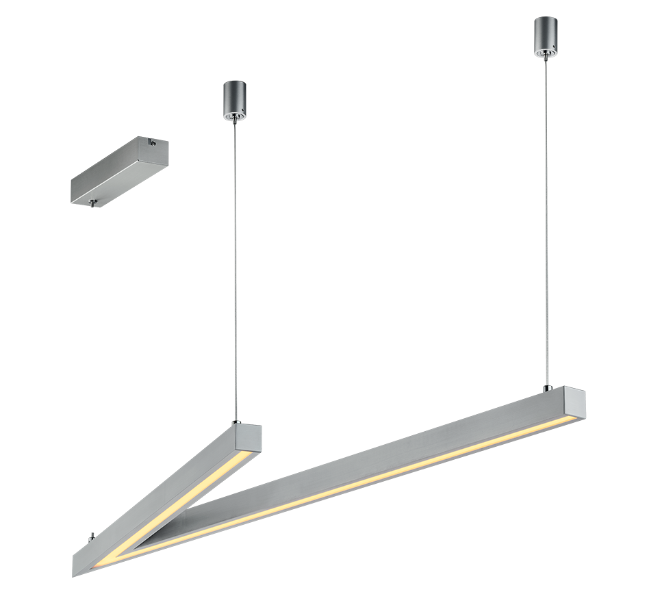 Cicanto LED pendant brushed steel — 375010107