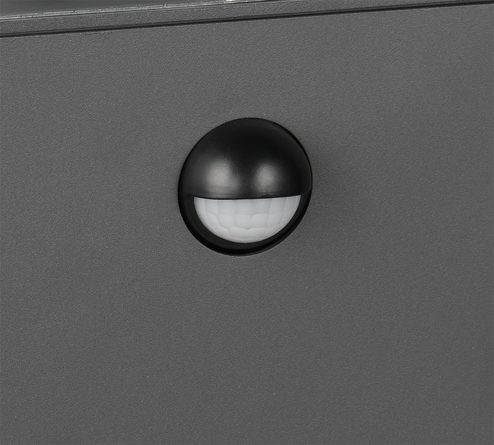 Garonne pole lamp E27 80 cm anthracite motion sensor — 401869142