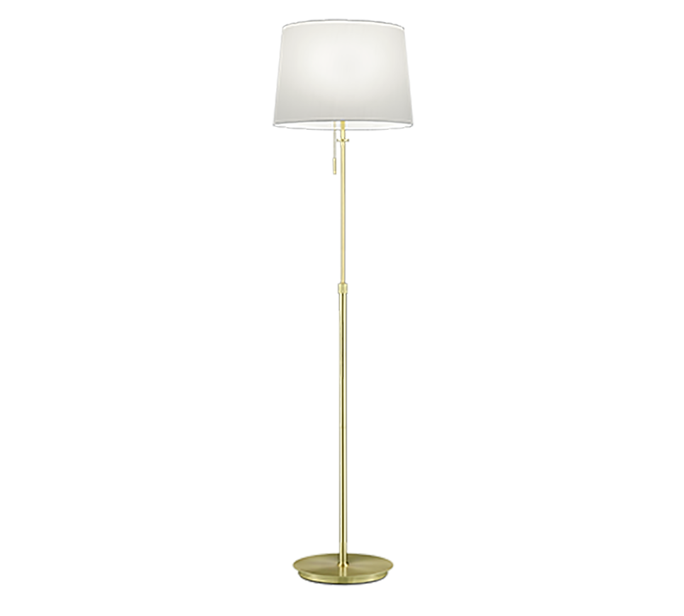 Lyon floor lamp 3xE27 matt brass — 409100308