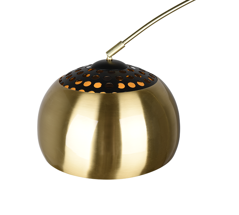 Argentina floor lamp E27 matt brass — 411700108