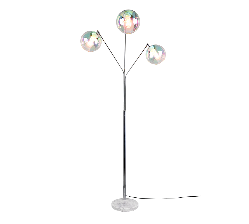 Paxton floor lamp 3xE27 chrome — 416900306