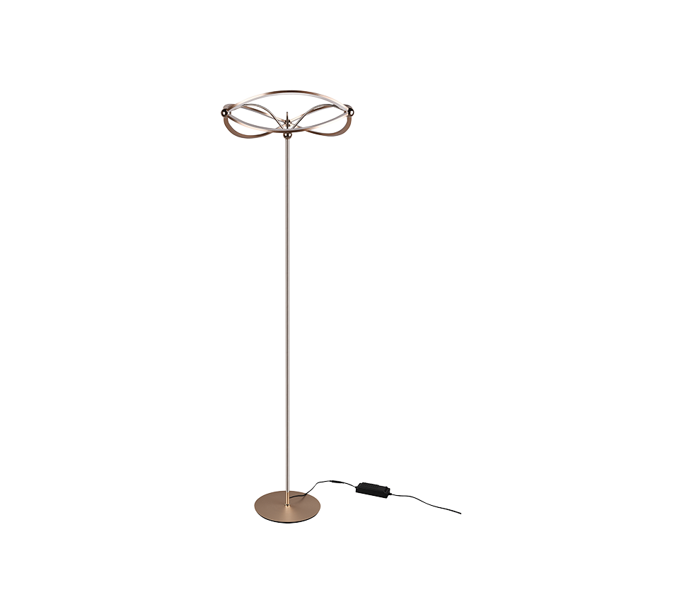 Charivari LED floor lamp matt brass — 421210108