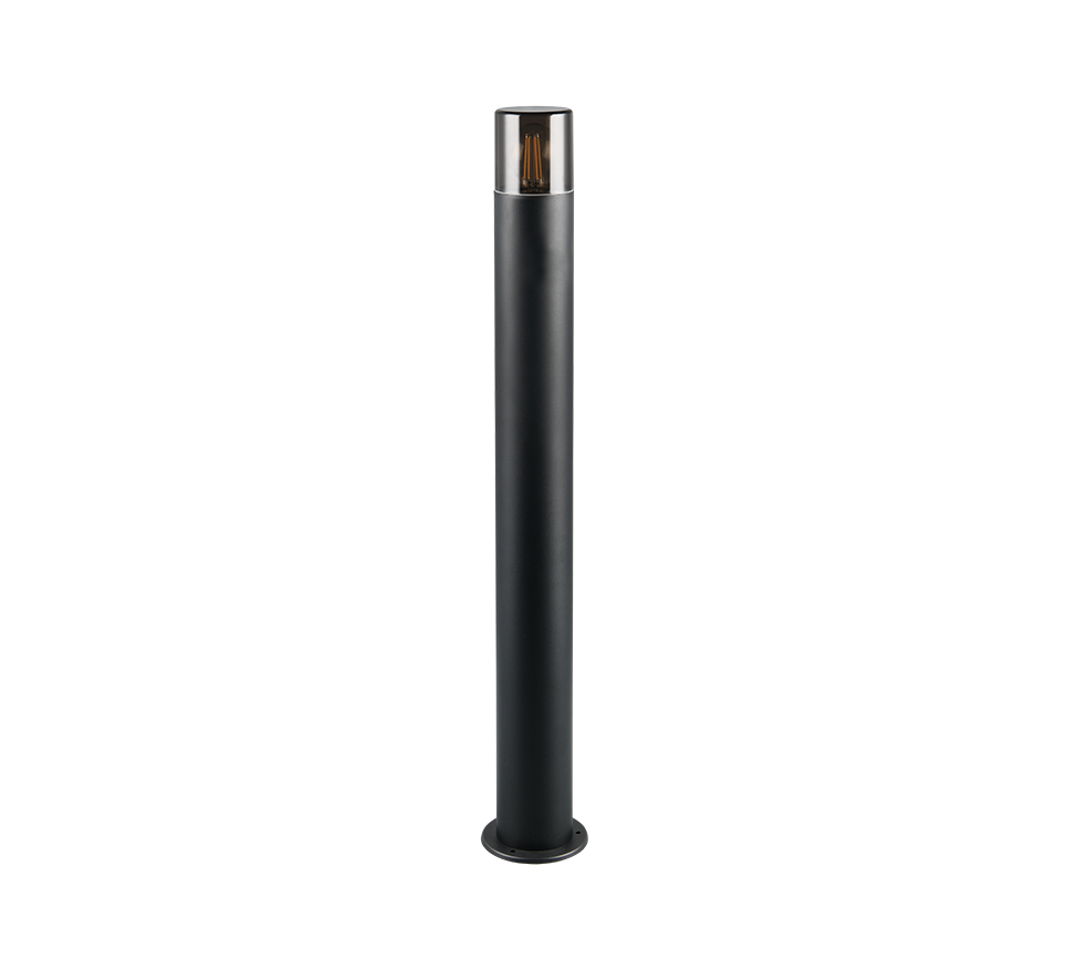 Hoosic pole lamp 80 cm E27 matt black — 424060132
