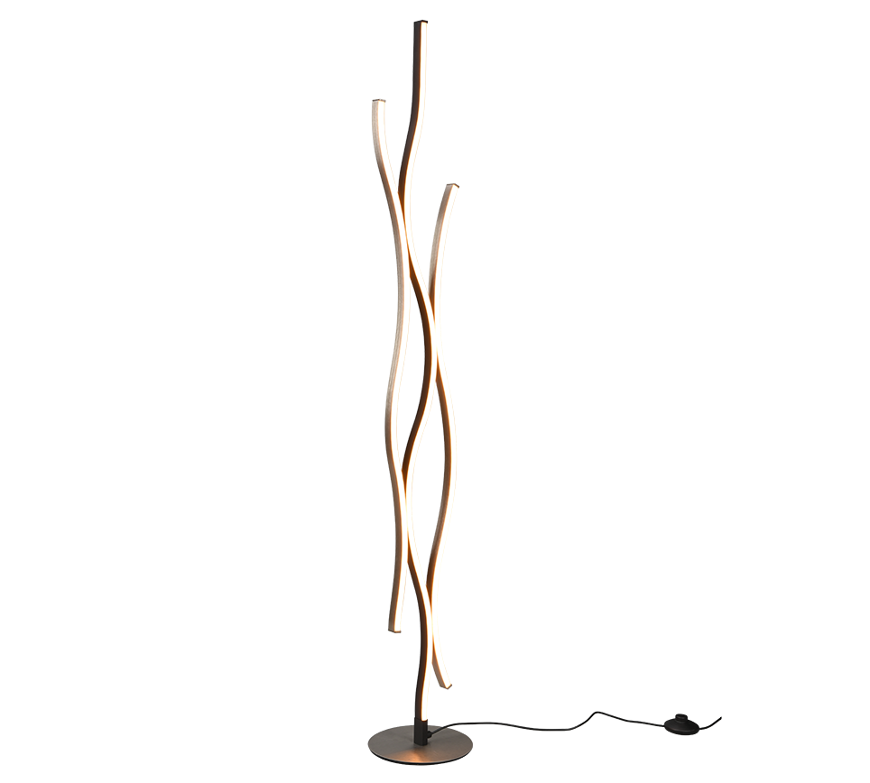 Blaze LED floor lamp brushed aluminium — 441210305