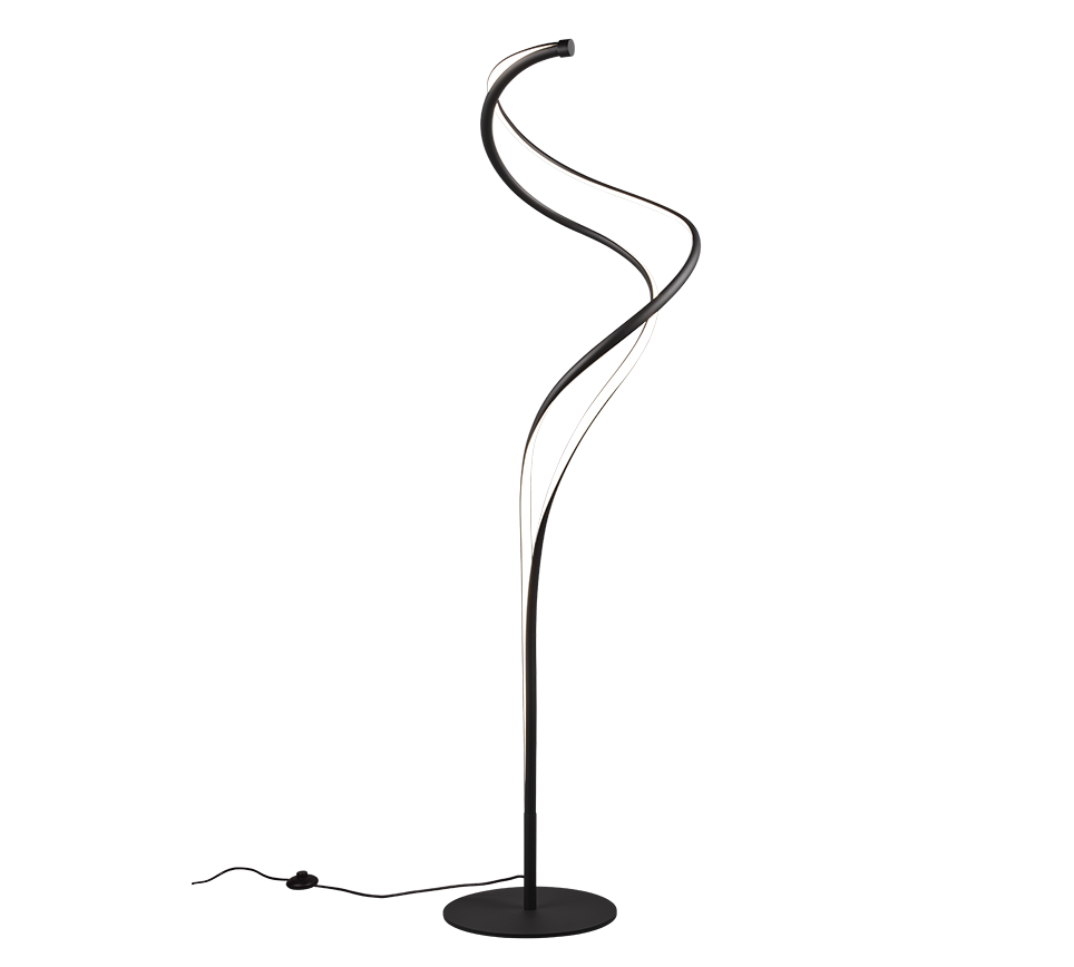 Nala LED floor lamp matt black — 444310132