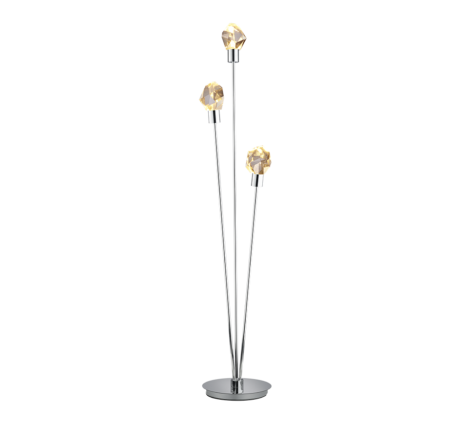 Verano LED floor lamp 3-pc transparent — 454510306