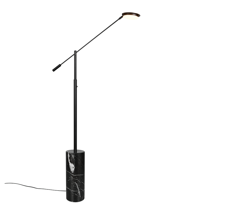 Fiore LED floor lamp matt black — 454610132