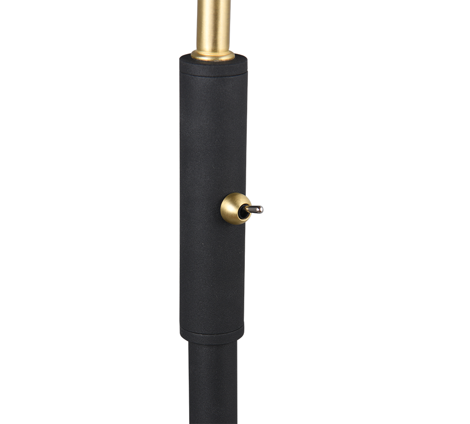 Traveller floor lamp E27 matt black/matt brass — 463400180