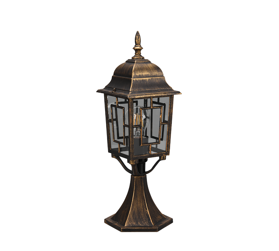 Volturno pole lamp 1-pc 47 cm E27 antique rust — 505960128