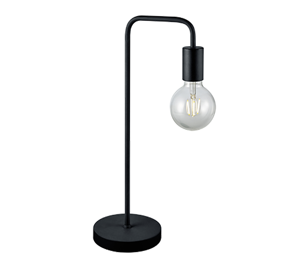 Diallo table lamp E27 matt black — 508000132
