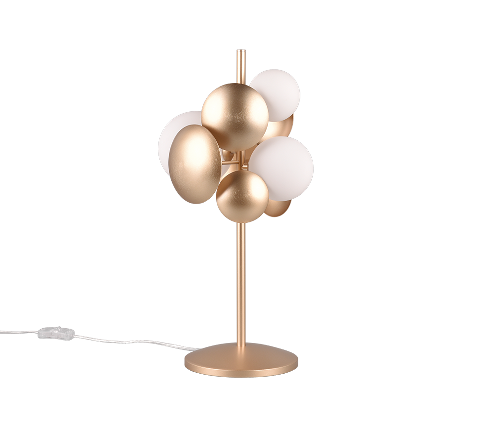 Bubble table lamp 3xG9 matt brass — 517400379