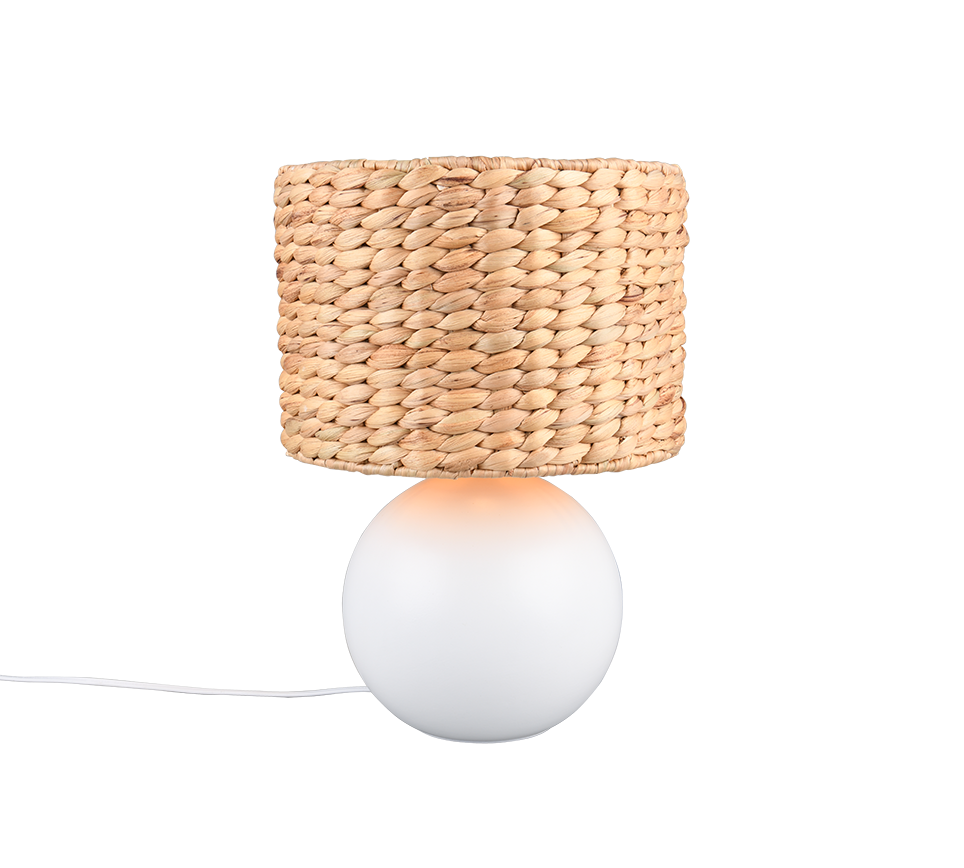 Vina table lamp 40 cm E27 matt white/beige — 518990101