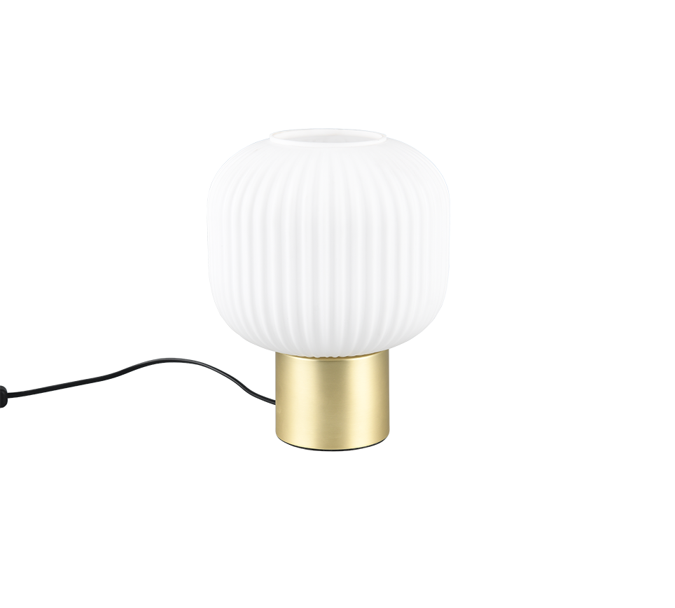 Diva table lamp E27 matt brass/white — 519800108