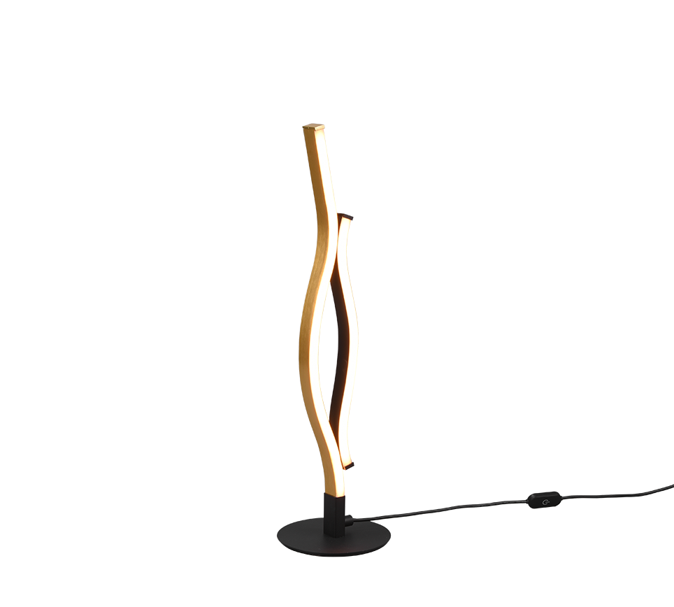 Blaze LED table lamp matt brass — 541210208