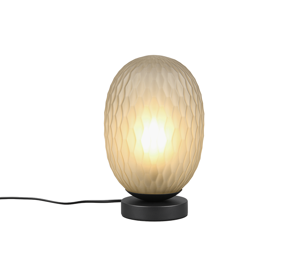 Facette table lamp E27 matt black/green — 564200115