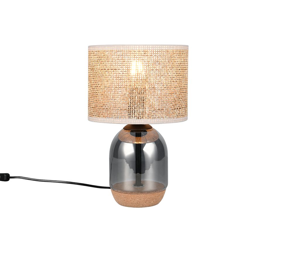 Tara table lamp 33 cm E27 beige/chrome plated — 564900157