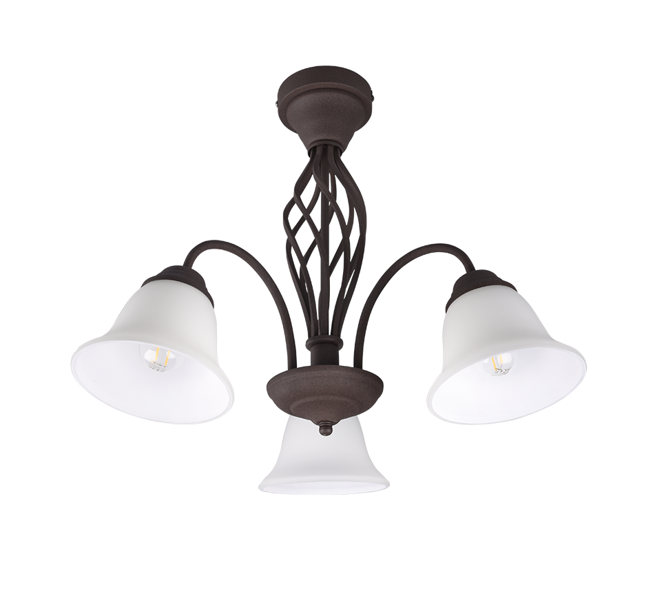 Rustica ceiling lamp 3-pc E27 rustic — 601000324