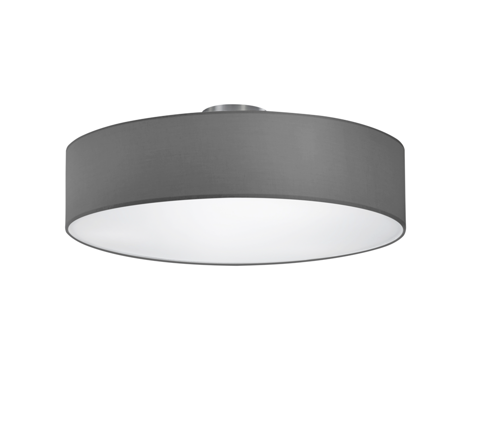 Hotel ceiling lamp 50 cm 3xE27 grey — 603900311