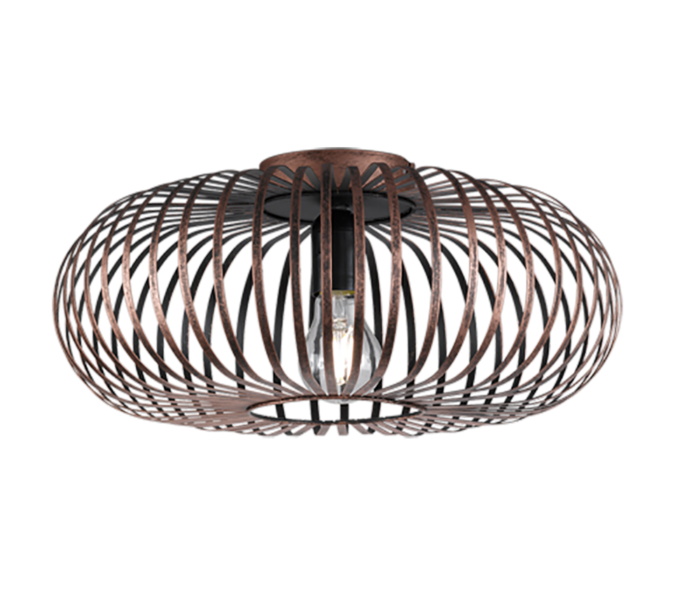Johann ceiling lamp 40 cm E27 antique copper — 606900162