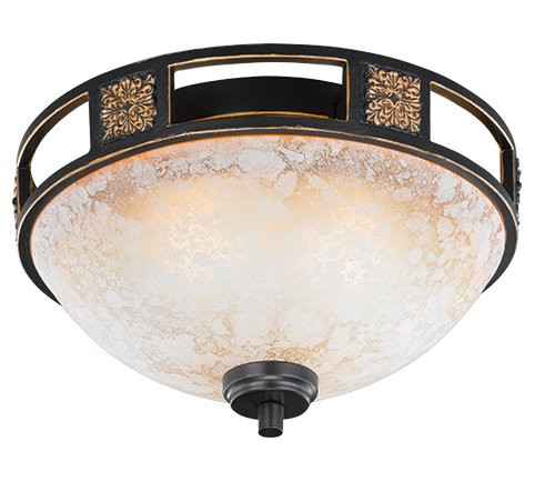 Quinta ceiling lamp 2xE27 rustic — 608100224