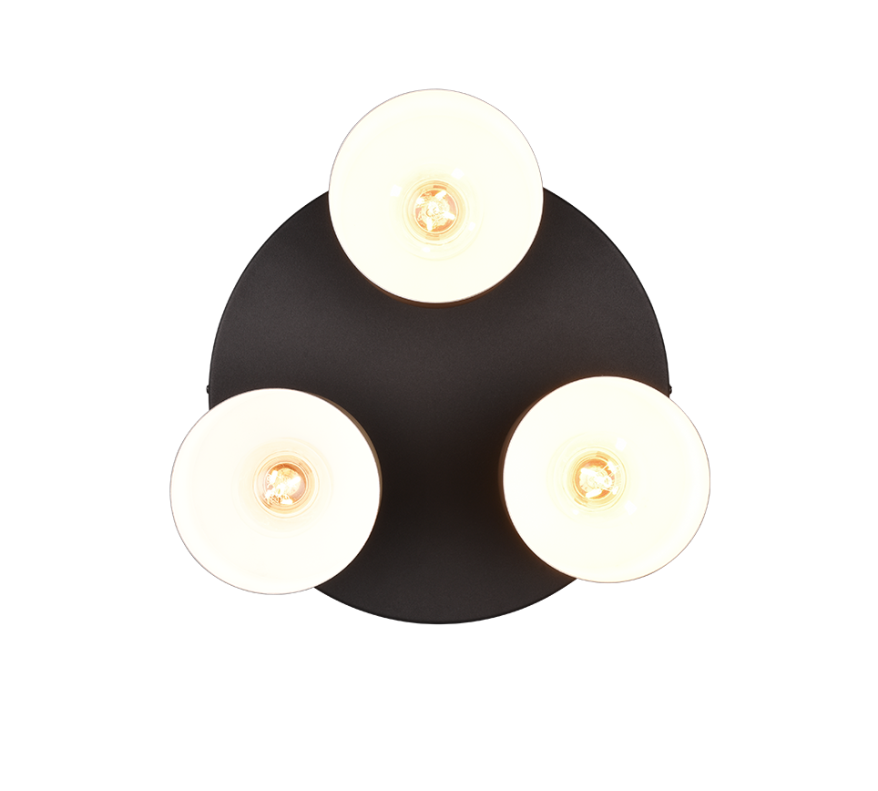 Agudo ceiling lamp 3-pc E27 multicolor — 619430317
