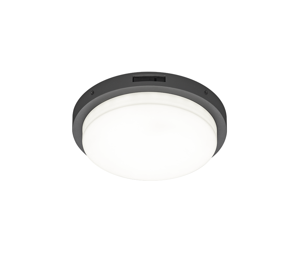Bermejo LED ceiling lamp 30 cm anthracite — 630369142
