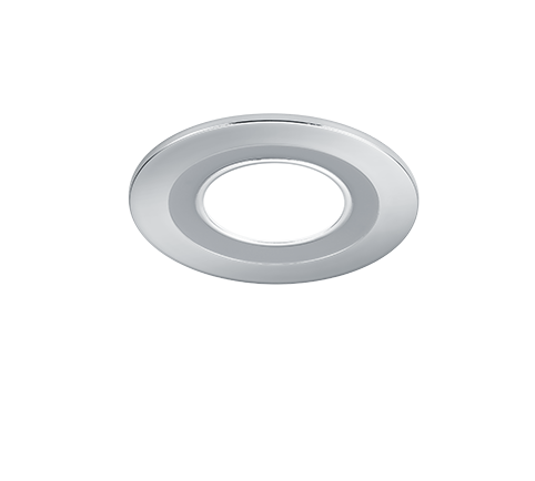 Core LED recessed spotlight 8 cm chrome — 652510106