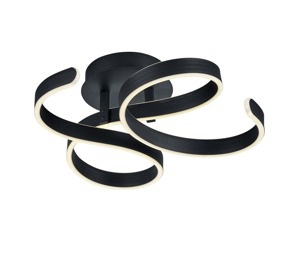 Francis LED ceiling lamp anthracite — 671310142