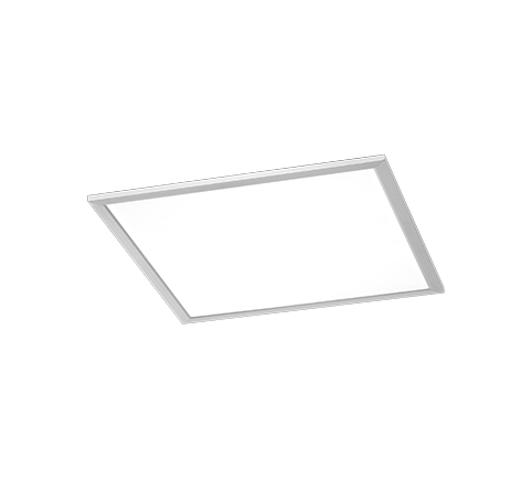 Phoenix LED ceiling lamp 45x45 cm brushed steel — 674014507