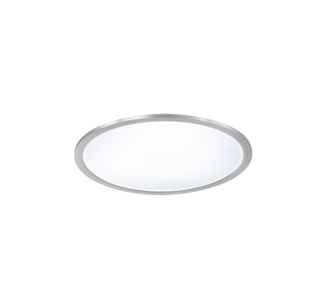 Phoenix LED ceiling lamp 45 cm brushed steel — 674094507